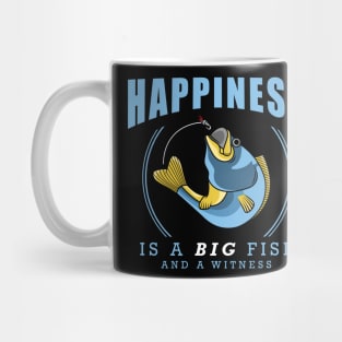 Happiness is a big fish Mug